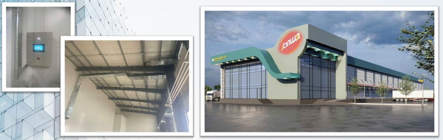 Лапша үйлдвэрийн агаар сэлгэлт, хөргөлтийн систем суурьлуулах ажил